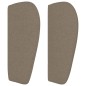 vidaXL Kopfteil mit Ohren Taupe 147x23x78/88 cm Stoff vidaXL Kopfteil mit Ohren Taupe 147x23x78/88 cm Stoff