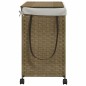 vidaXL Wäschekorb mit Rollen 60x35x60,5 cm Rattan vidaXL Wäschekorb mit Rollen 60x35x60,5 cm Rattan