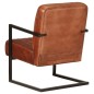 vidaXL Sessel Braun Echtleder vidaXL Sessel Braun Echtleder