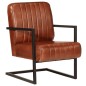 vidaXL Sessel Braun Echtleder vidaXL Sessel Braun Echtleder