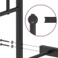 vidaXL Bettgestell mit Kopf- und Fußteil Metall Schwarz 80x200 cm vidaXL Bettgestell mit Kopf- und Fußteil Metall Schwarz 80x200 cm