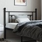 vidaXL Kopfteil Metall Schwarz 107 cm vidaXL Kopfteil Metall Schwarz 107 cm