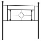 vidaXL Kopfteil Metall Schwarz 107 cm vidaXL Kopfteil Metall Schwarz 107 cm