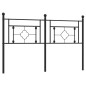 vidaXL Kopfteil Metall Schwarz 160 cm vidaXL Kopfteil Metall Schwarz 160 cm
