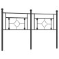vidaXL Kopfteil Metall Schwarz 160 cm vidaXL Kopfteil Metall Schwarz 160 cm
