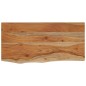 vidaXL Wandregal 40x20x2,5 cm Rechteckig Massivholz Akazie Baumkante vidaXL Wandregal 40x20x2,5 cm Rechteckig Massivholz Akazie Baumkante