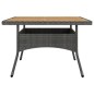 vidaXL 9-tlg. Garten-Essgruppe Poly Rattan und Akazienholz Grau vidaXL 9-tlg. Garten-Essgruppe Poly Rattan und Akazienholz Grau