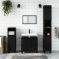 vidaXL Badschrank Schwarz 65x33x60 cm Holzwerkstoff vidaXL Badschrank Schwarz 65x33x60 cm Holzwerkstoff