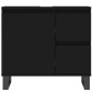 vidaXL Badschrank Schwarz 65x33x60 cm Holzwerkstoff vidaXL Badschrank Schwarz 65x33x60 cm Holzwerkstoff