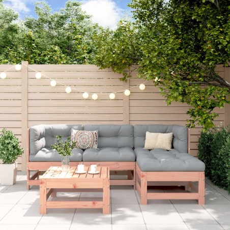 vidaXL 5-tlg. Garten-Lounge-Set Massivholz Douglasie