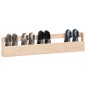 vidaXL Wand-Schuhregale 2 Stk. 110x9x23 cm Massivholz Kiefer vidaXL Wand-Schuhregale 2 Stk. 110x9x23 cm Massivholz Kiefer