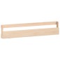 vidaXL Wand-Schuhregale 2 Stk. 110x9x23 cm Massivholz Kiefer vidaXL Wand-Schuhregale 2 Stk. 110x9x23 cm Massivholz Kiefer