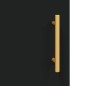 Highboard Schwarz 34,5x34x180 cm Holzwerkstoff Highboard Schwarz 34,5x34x180 cm Holzwerkstoff
