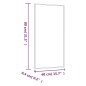 vidaXL Wandspiegel 40x80 cm Glas Rechteckig vidaXL Wandspiegel 40x80 cm Glas Rechteckig