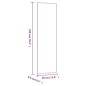 vidaXL Wandspiegel 30x100 cm Glas Rechteckig vidaXL Wandspiegel 30x100 cm Glas Rechteckig