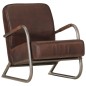 vidaXL Sessel Braun Echtleder vidaXL Sessel Braun Echtleder