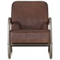 vidaXL Sessel Braun Echtleder vidaXL Sessel Braun Echtleder