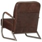 vidaXL Sessel Braun Echtleder vidaXL Sessel Braun Echtleder