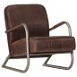 vidaXL Sessel Braun Echtleder vidaXL Sessel Braun Echtleder