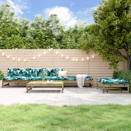 vidaXL 5-tlg. Garten-Lounge-Set Kiefernholz Imprägniert