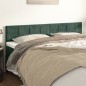vidaXL Kopfteile 2 Stk. Dunkelgrün 100x5x78/88 cm Samt vidaXL Kopfteile 2 Stk. Dunkelgrün 100x5x78/88 cm Samt