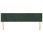 vidaXL Kopfteile 2 Stk. Dunkelgrün 100x5x78/88 cm Samt vidaXL Kopfteile 2 Stk. Dunkelgrün 100x5x78/88 cm Samt