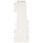 vidaXL Wand-Schuhregale 2 Stk. Weiß 59x9x23 cm Massivholz Kiefer vidaXL Wand-Schuhregale 2 Stk. Weiß 59x9x23 cm Massivholz Kiefer