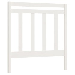 vidaXL Kopfteil Weiß 106x4x100 cm Massivholz Kiefer