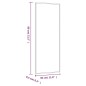 vidaXL Wandspiegel 30x80 cm Glas Rechteckig vidaXL Wandspiegel 30x80 cm Glas Rechteckig