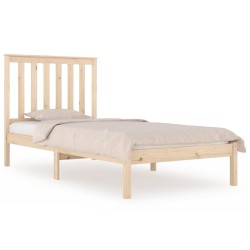vidaXL Massivholzbett Kiefer 75x190 cm