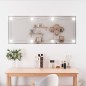 vidaXL Wandspiegel mit LED-Leuchten 40x100 cm Glas Rechteckig vidaXL Wandspiegel mit LED-Leuchten 40x100 cm Glas Rechteckig