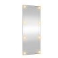 vidaXL Wandspiegel mit LED-Leuchten 40x100 cm Glas Rechteckig vidaXL Wandspiegel mit LED-Leuchten 40x100 cm Glas Rechteckig