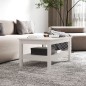 vidaXL Couchtisch Weiß 80x50x40 cm Massivholz Kiefer vidaXL Couchtisch Weiß 80x50x40 cm Massivholz Kiefer