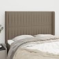vidaXL Kopfteil mit Ohren Taupe 147x16x118/128 cm Stoff vidaXL Kopfteil mit Ohren Taupe 147x16x118/128 cm Stoff