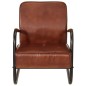vidaXL Sessel Braun Echtleder vidaXL Sessel Braun Echtleder