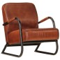 vidaXL Sessel Braun Echtleder vidaXL Sessel Braun Echtleder