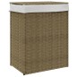 vidaXL Wäschekorb mit Deckel 46x33x60 cm Poly Rattan vidaXL Wäschekorb mit Deckel 46x33x60 cm Poly Rattan