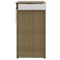 vidaXL Wäschekorb mit Deckel 46x33x60 cm Poly Rattan vidaXL Wäschekorb mit Deckel 46x33x60 cm Poly Rattan