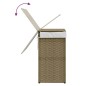 vidaXL Wäschekorb mit Deckel 46x33x60 cm Poly Rattan vidaXL Wäschekorb mit Deckel 46x33x60 cm Poly Rattan