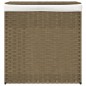 vidaXL Wäschekorb mit 2 Fächern 53x35x57 cm Poly Rattan vidaXL Wäschekorb mit 2 Fächern 53x35x57 cm Poly Rattan
