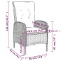 7-tlg. Garten-Essgruppe Poly Rattan Grau 7-tlg. Garten-Essgruppe Poly Rattan Grau