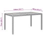 7-tlg. Garten-Essgruppe Poly Rattan Grau 7-tlg. Garten-Essgruppe Poly Rattan Grau