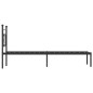 vidaXL Bettgestell mit Kopfteil Metall Schwarz 80x200 cm vidaXL Bettgestell mit Kopfteil Metall Schwarz 80x200 cm
