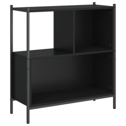 vidaXL Bücherregal Schwarz 72x28x77,5 cm Holzwerkstoff