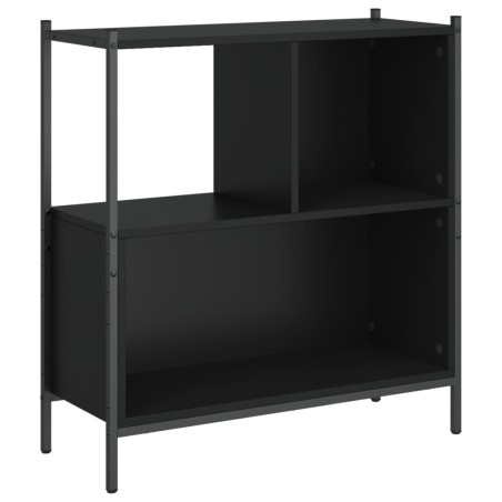 vidaXL Bücherregal Schwarz 72x28x77,5 cm Holzwerkstoff