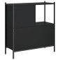 vidaXL Bücherregal Schwarz 72x28x77,5 cm Holzwerkstoff vidaXL Bücherregal Schwarz 72x28x77,5 cm Holzwerkstoff