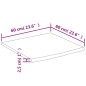 vidaXL Waschtischplatte 60x60x2,5 cm Quadratisch Massivholz Akazie vidaXL Waschtischplatte 60x60x2,5 cm Quadratisch Massivholz Akazie