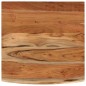 vidaXL Schreibtischplatte 80x80x2,5 cm Massivholz Akazie Naturkante vidaXL Schreibtischplatte 80x80x2,5 cm Massivholz Akazie Naturkante