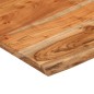 vidaXL Schreibtischplatte 80x80x2,5 cm Massivholz Akazie Naturkante vidaXL Schreibtischplatte 80x80x2,5 cm Massivholz Akazie Naturkante