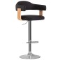 vidaXL Barhocker 2 Stk. Schwarz Bugholz und Kunstleder vidaXL Barhocker 2 Stk. Schwarz Bugholz und Kunstleder
